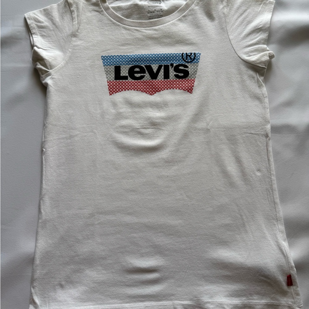 Levi's Kids White Graphic T-Shirt
